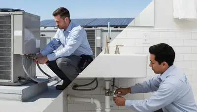 Professional plumber fixing pipes in Brooklyn NY home | Five Star Cooling plumbing services